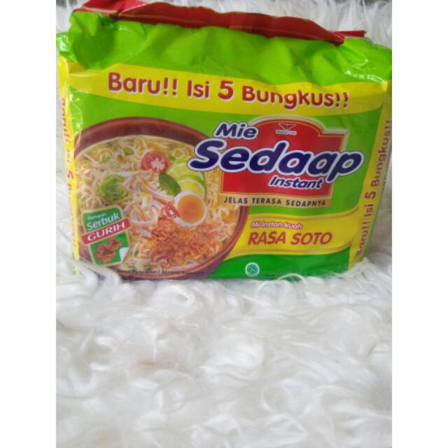 

Paket mie sedaap soto isi 5pcs