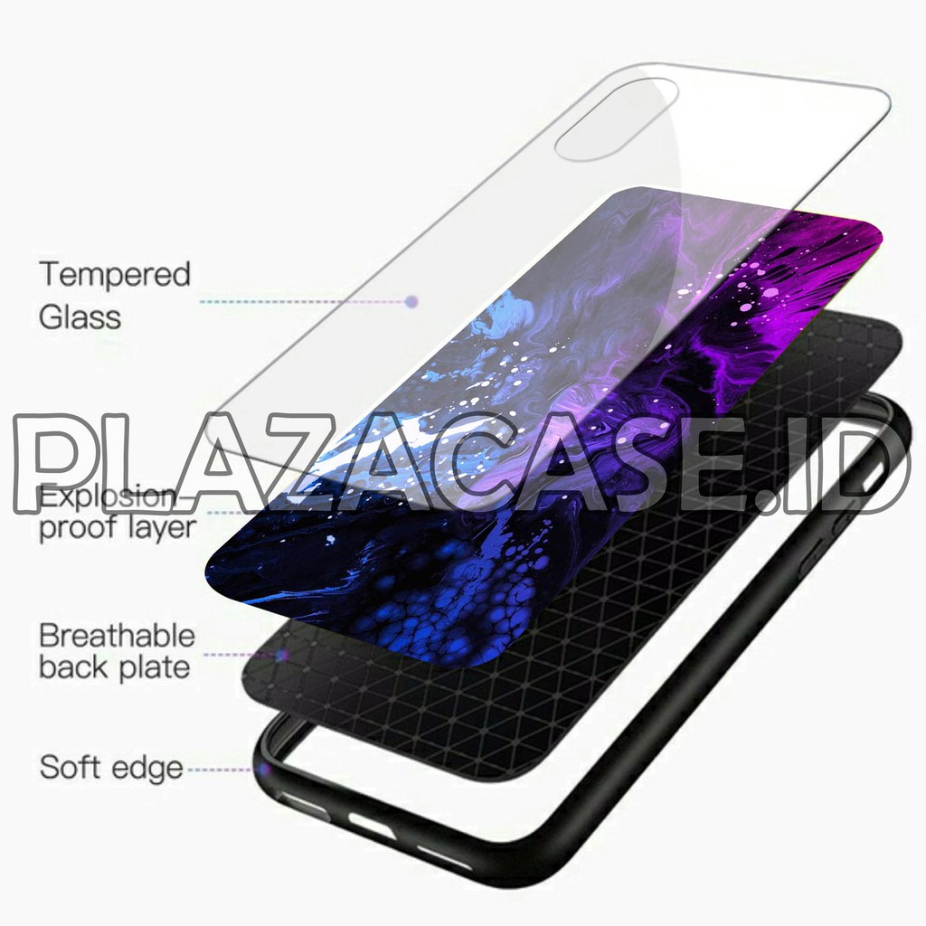 [K01] Soft Case Glass Kaca Realme 3 3 pro 5 5i 5 pro c1 c2 c3