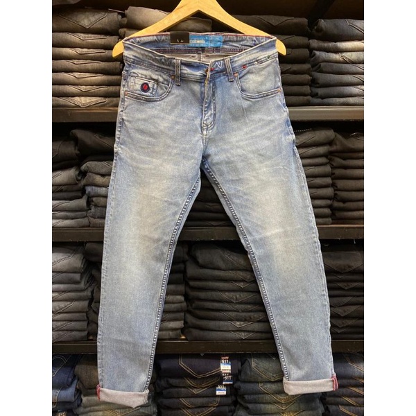 CELANA JEANS KARET PRIA ORIGINAL / CELANA JEANS ADEKNYA OXIGEN / CELANA SLIMFIT PRIA ORIGINAL / CELA