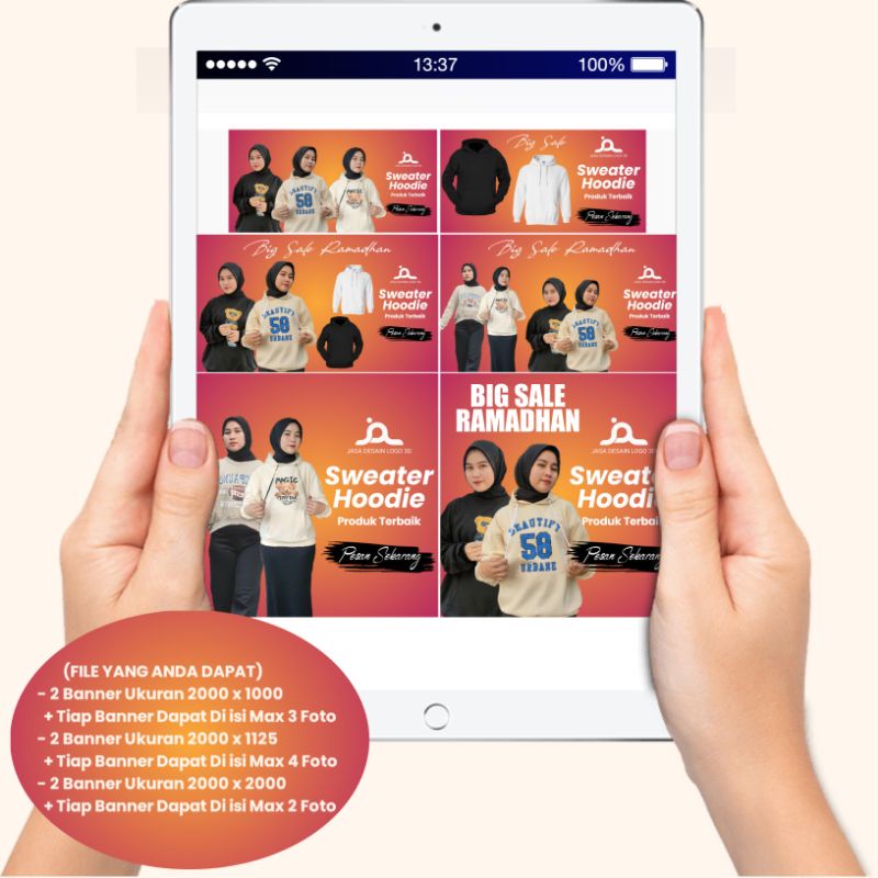 JDL- Dekorasi Banner Toko Shopee