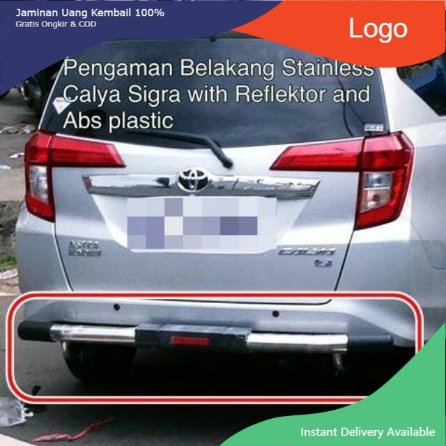 ORIGINAL PABRIK Bemper belakang sigra tanduk belakang sigra pengaman belakang sigra