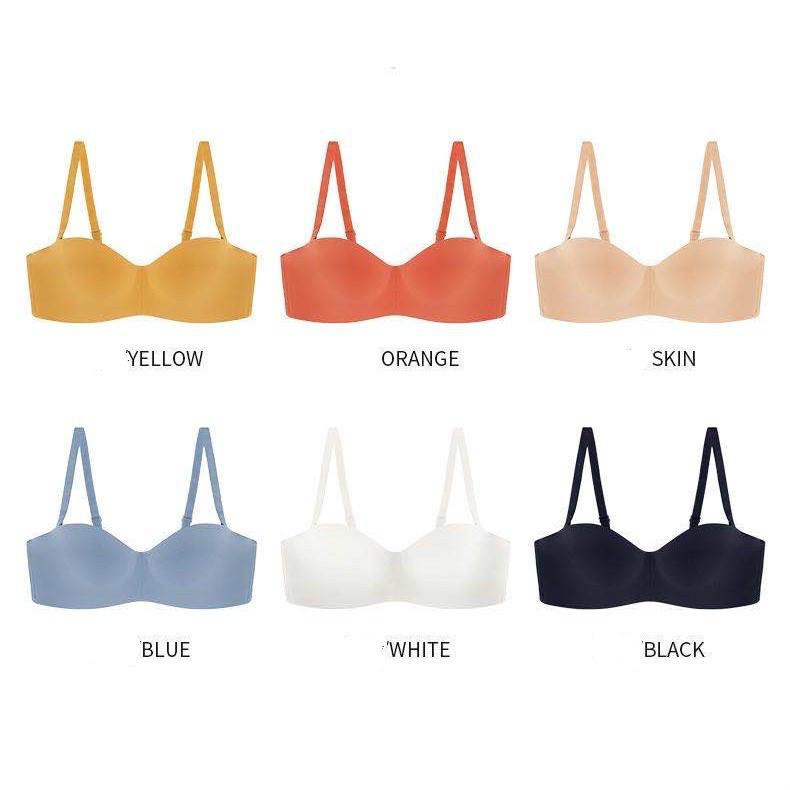 My.Bra-014 / Half cup Bra Model Seamless Tanpa Kawat untuk Wanita