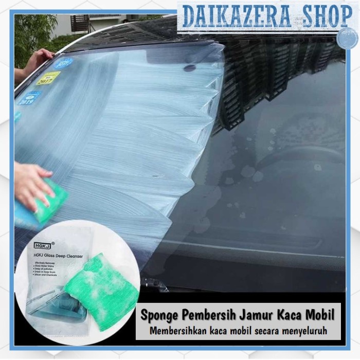 Sponge Pembersih Jamur Kaca Mobil Deep Cleanser Car Glass Cleaning