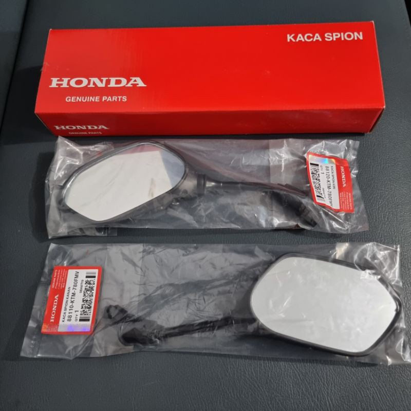 Kaca Spion 2PC Kanan Kiri Supra X 125 Lama Batman Helm in asli Ori Honda KTM