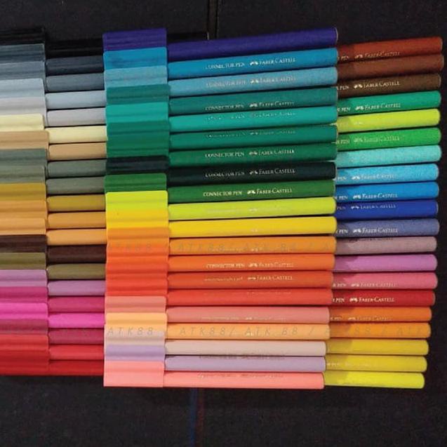 

Grosir Terkeren Spidol Warna Faber-Castell Connector Pens 60 Colours