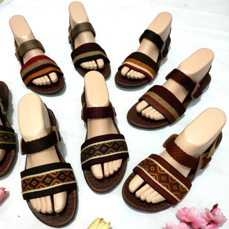 Sandal wanita Felonie DK 01 let elastis terbaru kekinian trendy murah