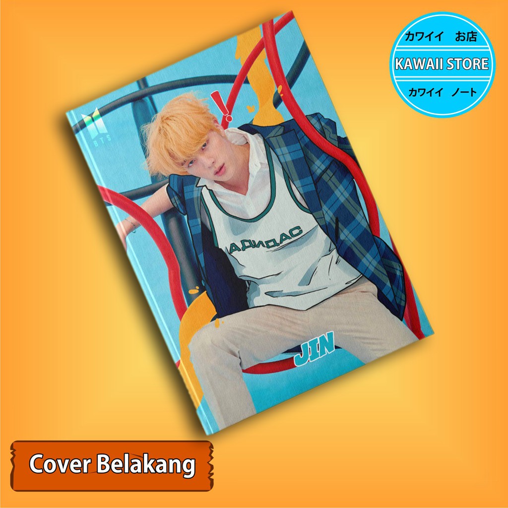 

Notebook / Pocket book Hard Cover Kpop Bts ART JIN uk A5 & A6 / Notes Book