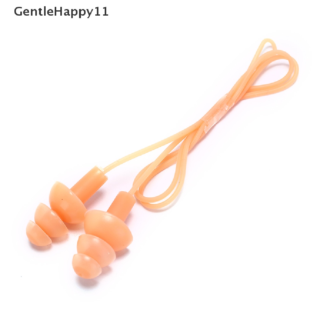 Gentlehappy Silikon Renang Ear Plugs Earplugs Gear Pool Aksesoris Olahraga Air