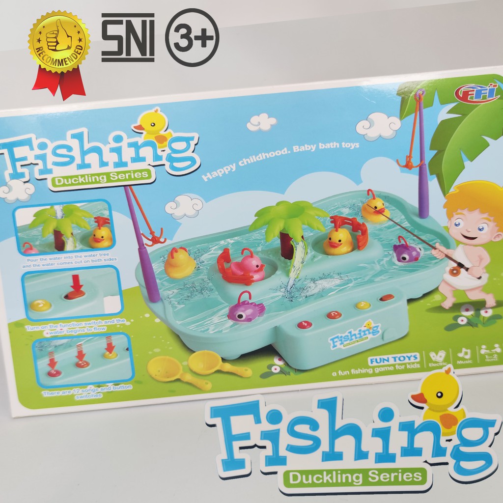 Mainan Anak Pancing Ikan Bebek Fishing Duck Lucu