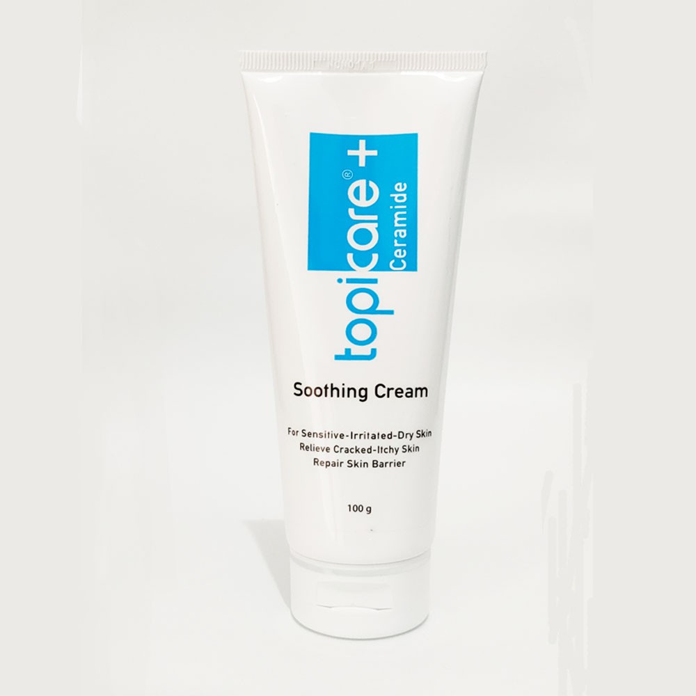 Topicare + CERAMIDE SOOTHING CREAM 100gr Original / Krim Kulit Kering &amp; Sensitif BPOM Aman