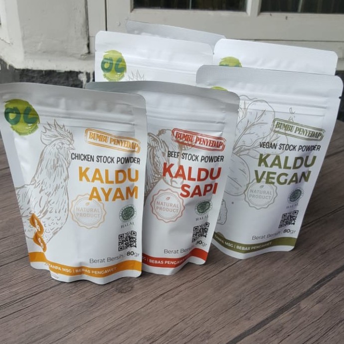 

Organic Center - Bumbu Titi Kamal Kaldu Sapi - Kaldu Ayam -Kaldu Vegan - varian rasa