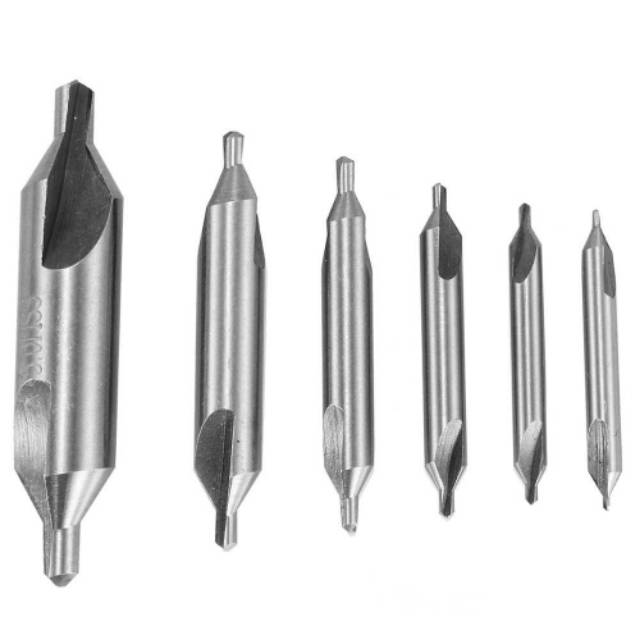 Mata Bor Besi Center Drill Countersink Double Head