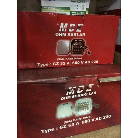 Saklar Ohm Saklar 40 A Mde / Ohm Saklar Mde 40A / Gz 40 Ampere Mde