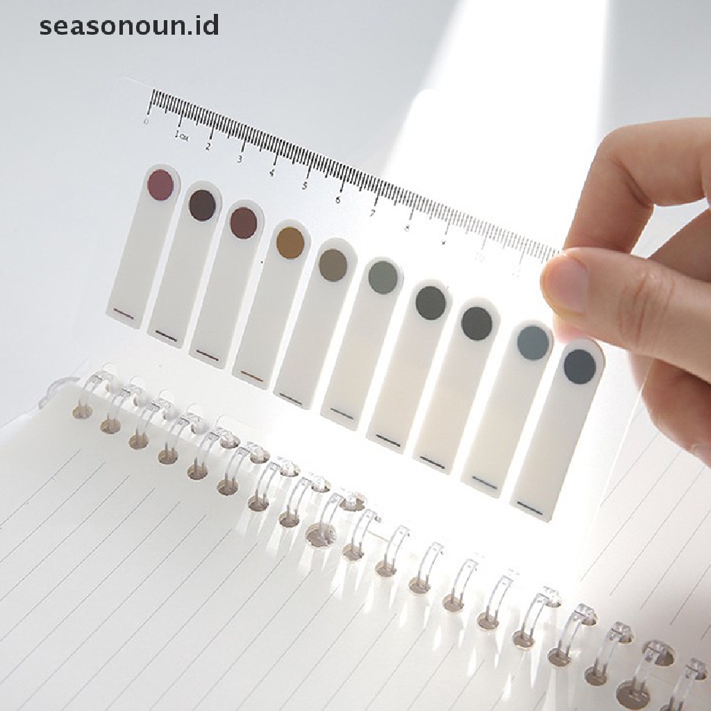 200 Lembar / set Alat Tulis Sticky Note Penanda Halaman Indeks