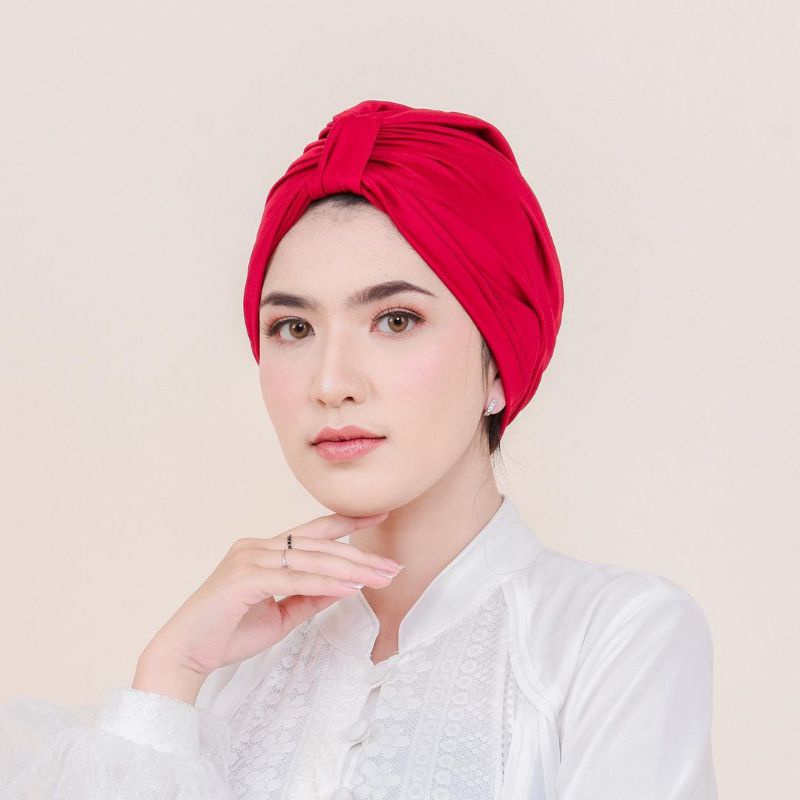 Badana Turban Hijab Instant Dewasa Polos Premium Jersey