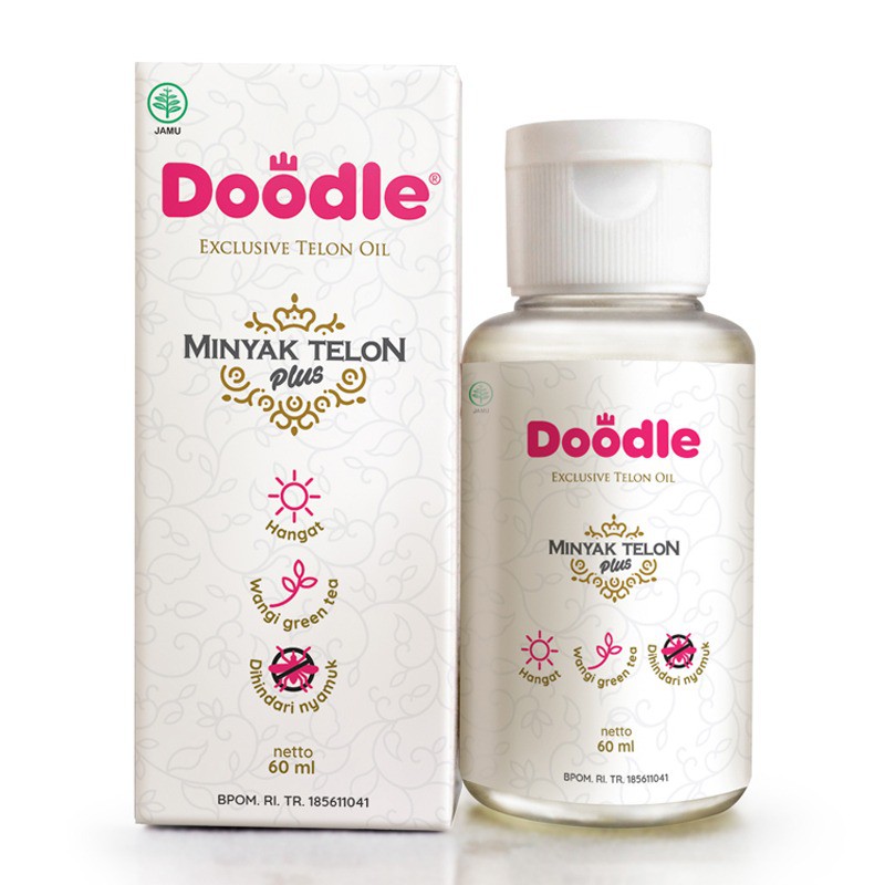 Doodle Exlusive Telon Oil + Anti Nyamuk Aroma Green tea 60ml