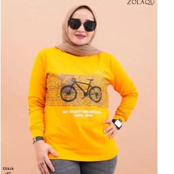 Serbuuuu.. D) kaos wanita lengan panjang zolaqu/kaos wanita zolaqu ori terbaru 2021/kaos wanita zola