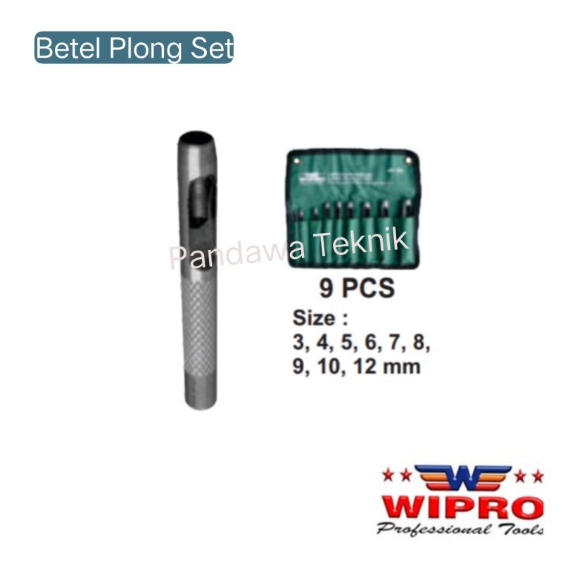 Betel plong set 9pcs