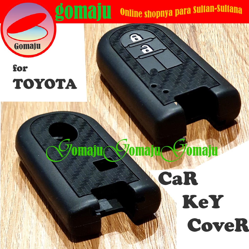 COVER KUNCI TOYOTA RUSH SARUNG KUNCI SILICONE CARBON TOYOTA RUSH