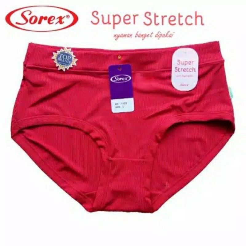 CD / CELANA DALAM 1259 SOREX SUPER STRETCH BAHAN LICIN CD BASIC SIZE M L EL QL - SOREX CD BASIC MIDI WANITA - CELANA DALAM WANITA SOREX BAHAN SUPER LICIN TIPIS LEMBUT DAN NYAMAN DI PAKAI - ARA98STORE