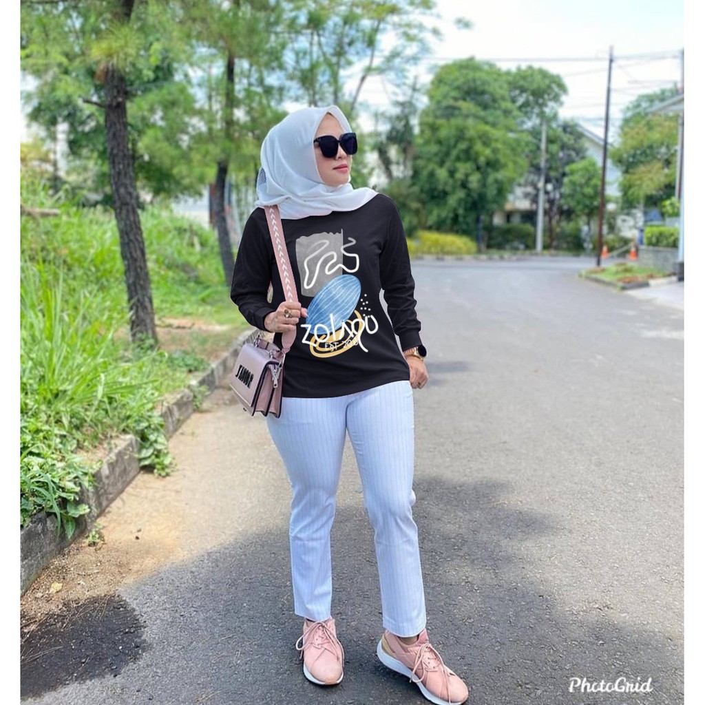 BISA COD✔️ BLOUSE DESSY ZOLAQU ZLQ BIG SIZE / ATASAN LENGAN PANJANG WANITA / BAJU WANITA SIZE L-XL-XXL