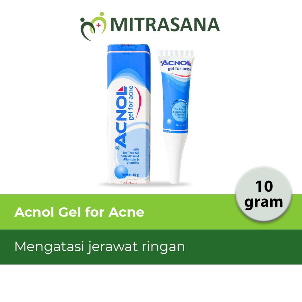 Acnol Gel For Acne 10 gr merawat kulit berjerawat
