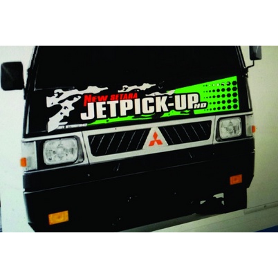 Stiker Kap Dpan Mobil Pick Up Stiker Cutting Jet Pick Up Stiker Mobil Pick Up L300 Colt T120SS Carry