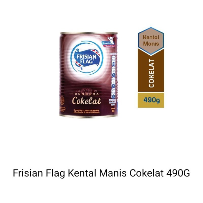 

Frisian flag kental manis cokelat 490gr