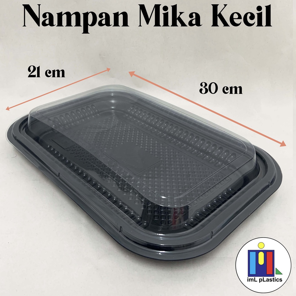 Nampan Mika Kecil / Mika Kue / Tatakan Kue / Tray Kue - 10 pcs