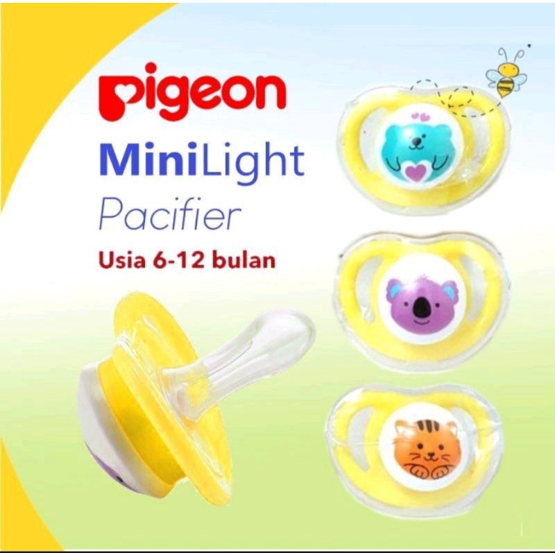 Empeng Pigeon silicone Pacifier mini light