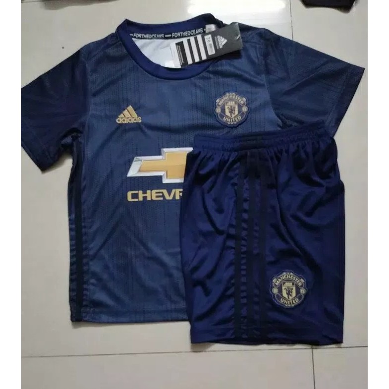 TERMUURAAH, JERSEY BOLA KIDS / ANAK MANCHESTER_UNITED 3RD OFFICIAL 18/19 GRADE ORI .