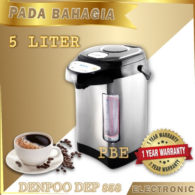 Thermos Listrik Otomatis 5 Liter DENPOO DEP 858VT