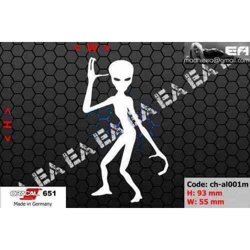 ea cutting sticker / decal Code: ch-al001m ( alien )