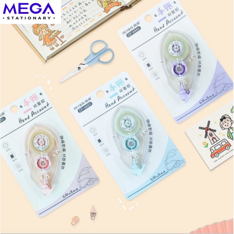 

Hand Account Glue Tape - Lem Roll - Lem Kertas