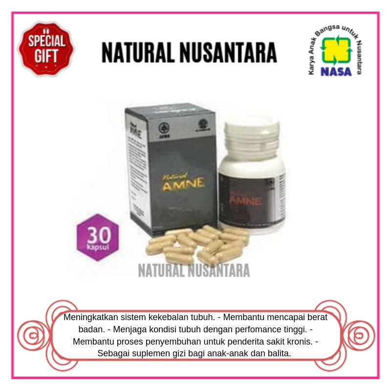 Amne Nasa / Natural Amne Asam Amino / Suplemen Asam Amino / Suplemen Kesehatan Tubuh / Original Nasa
