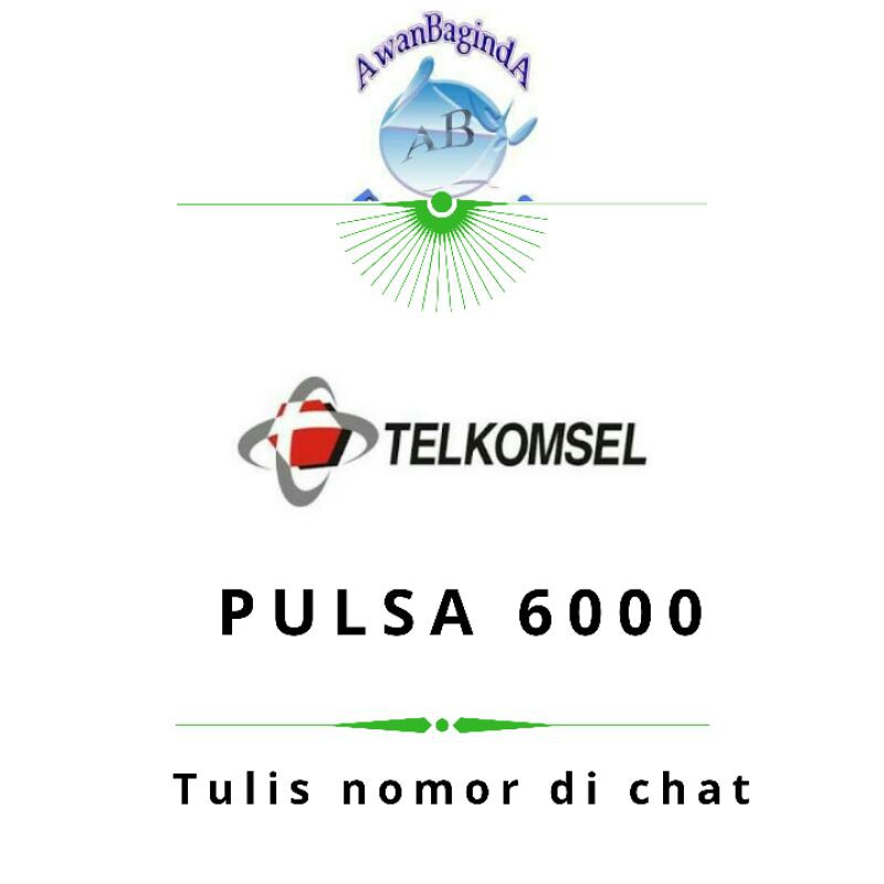pulsa telkomsel 6000 / 6k untuk simpati/as/loop/by.u