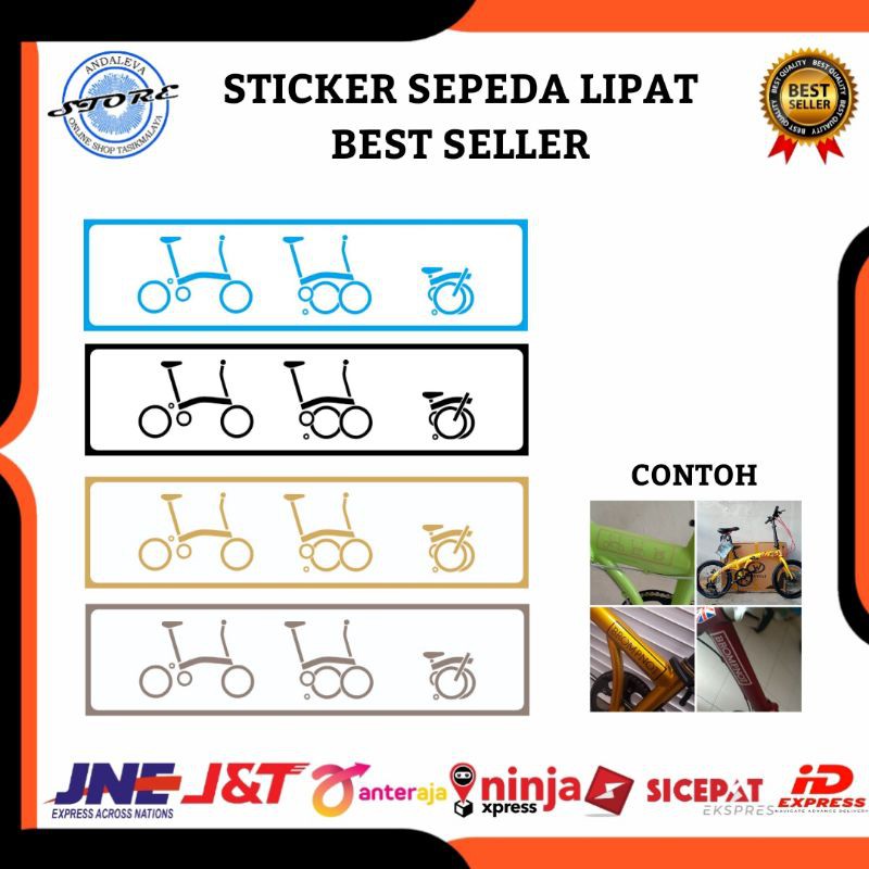 [PROMO] STICKER SEPEDA / STICKER SEPEDA LIPAT / STIKER FRAME SEPEDA LIPAT