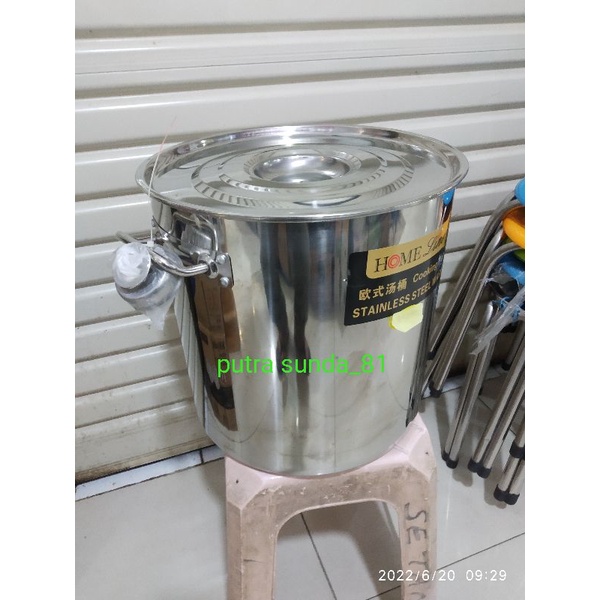 panci stainless steel,stock pot stainless steel homeline 30cm