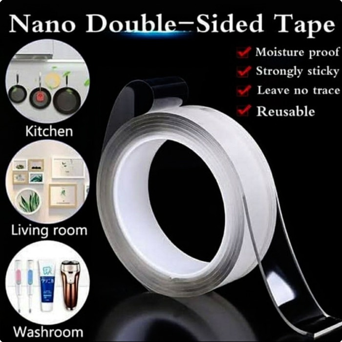 

Hadir Nano Magic Double Tape Bening Transparan 30Mm - 2 Meter Limited