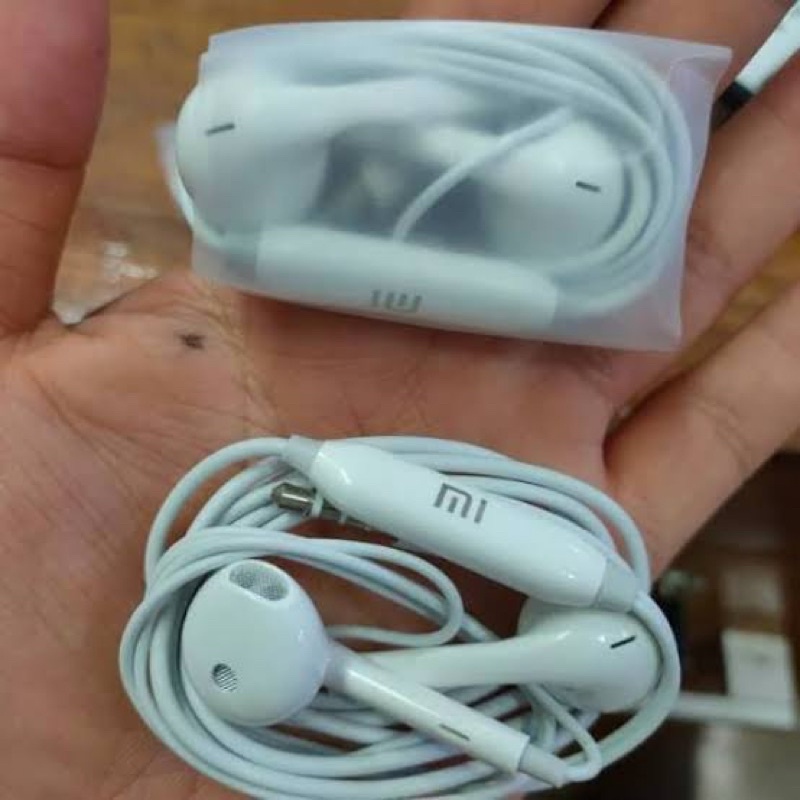 HEADSET ORIGINAL OPPO / VIVO / REALME copotan  in ear headphones earphone headset ori-XIAOMI