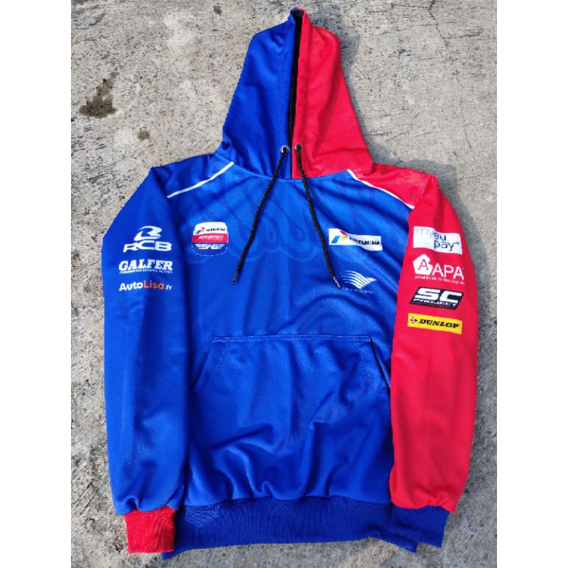 [NEW] JAKET HOODIE SUNMORI MANDALIKA RACING TEAM PERTAMINA MOTOGP