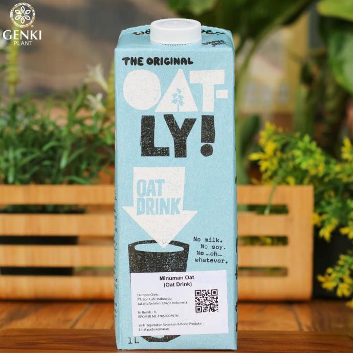 

Terbaru Oatly Oat Milk/Oat Drink (Susu Gandum) Original - 1 L