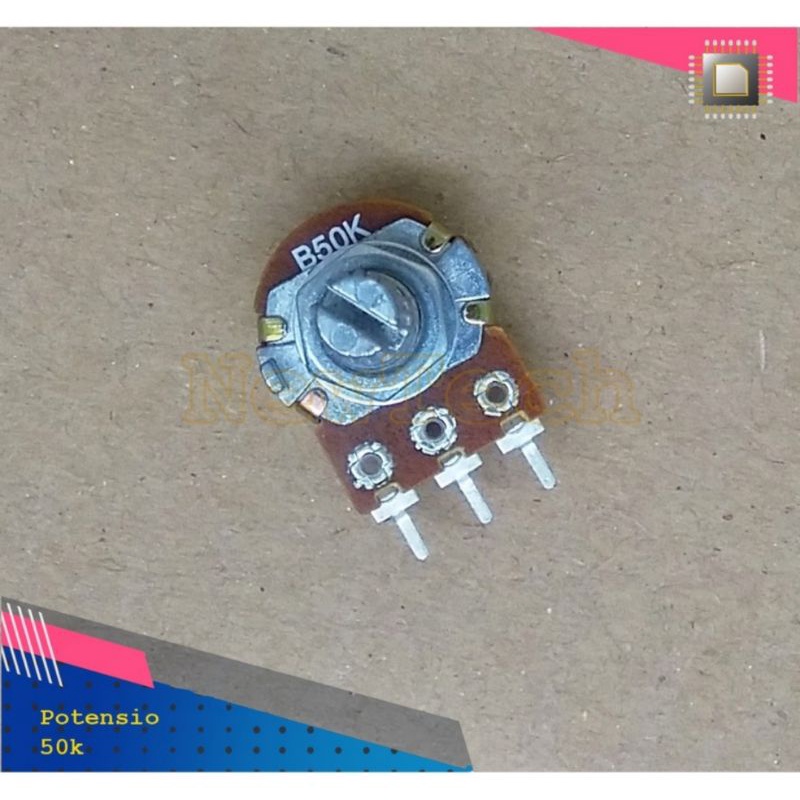 Potensio B50K Mono Panjang Potentiometer b50k mono