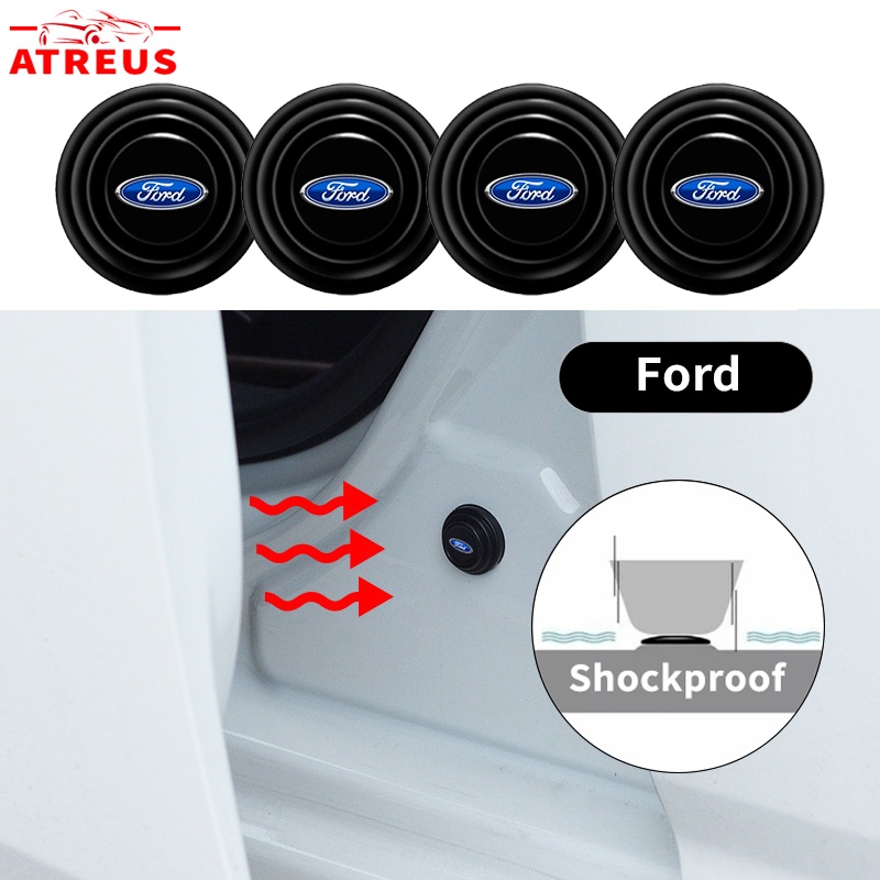 4/8/12 Pcs Bagasi Pad Pintu Shock Stiker Universal Absorber Buffer Bantal Peredam Suara Untuk Ford Fiesta Ranger Ecosport Focus Everest Mustang