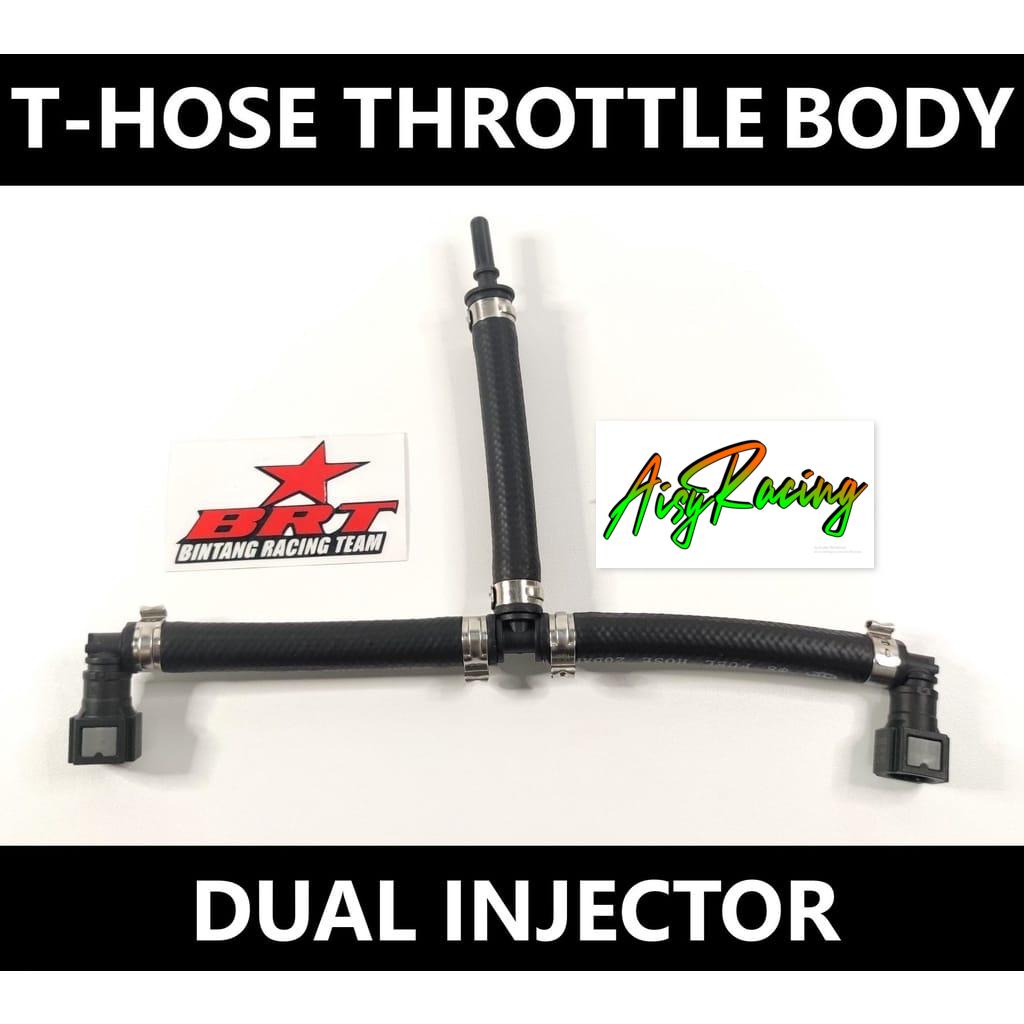 T-Hose T Hose Double Dual Injector Throttle Body TB BRT UNIVERSAL CRF