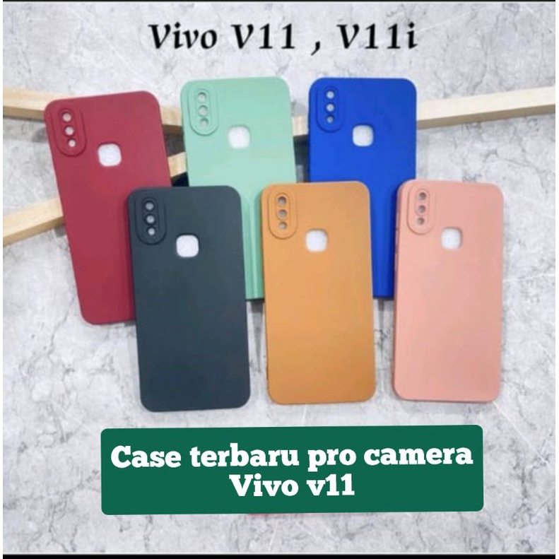 Case terbaru macaron pro camera tipe Vivo v11