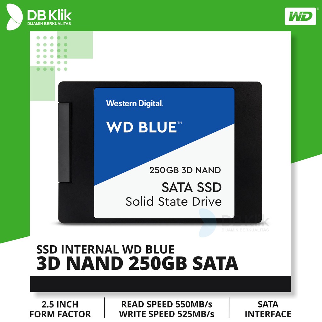 SSD WD Blue 250GB | SSD WD Blue Nand 250GB