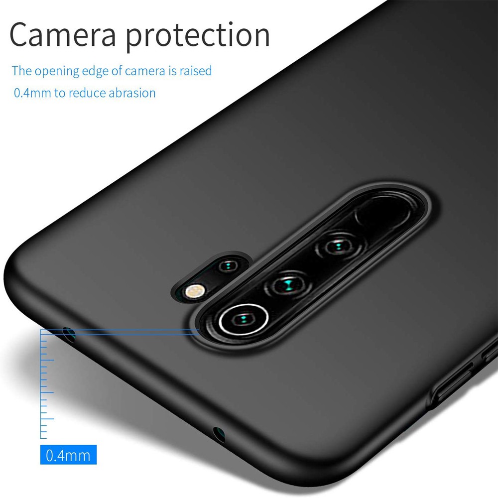 Softcase Xiao Mi Redmi Note 8 Note 8 Pro Note 9 9 Pro Slim Matte Case Hitam Black Case Lentur Lembut