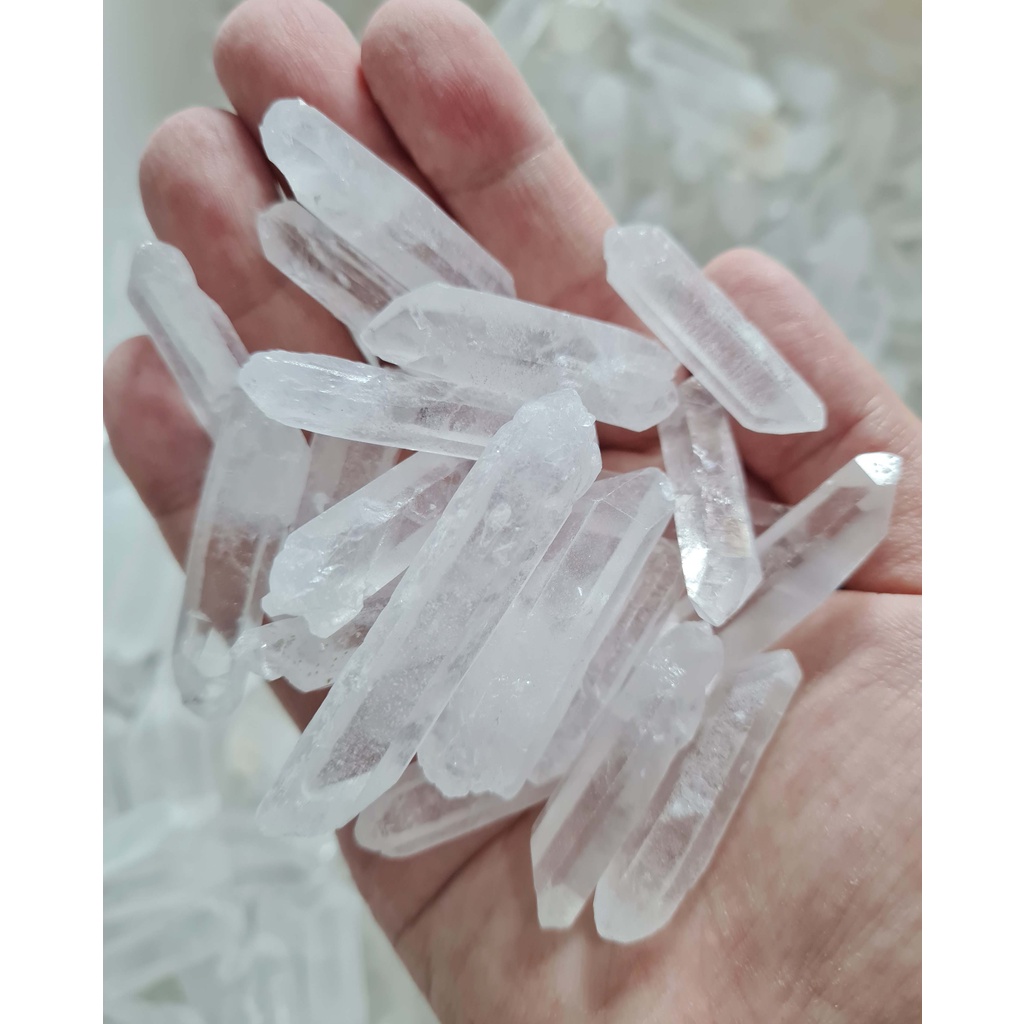 POLISHED CRYSTALS QUARTZ 250gram BATU ALAM KUARSA KRISTAL