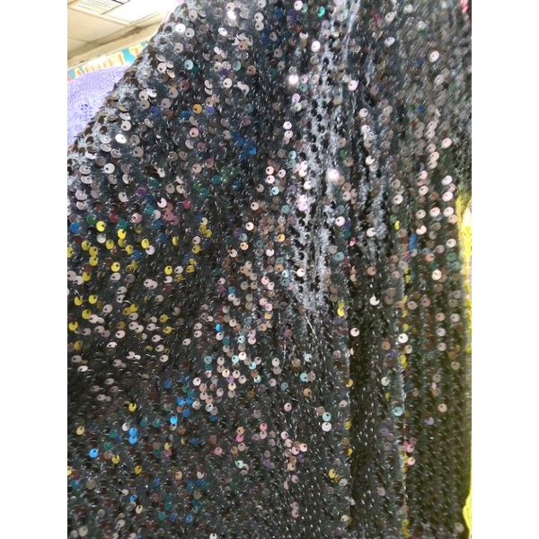 bahan/kain sequin gradasi